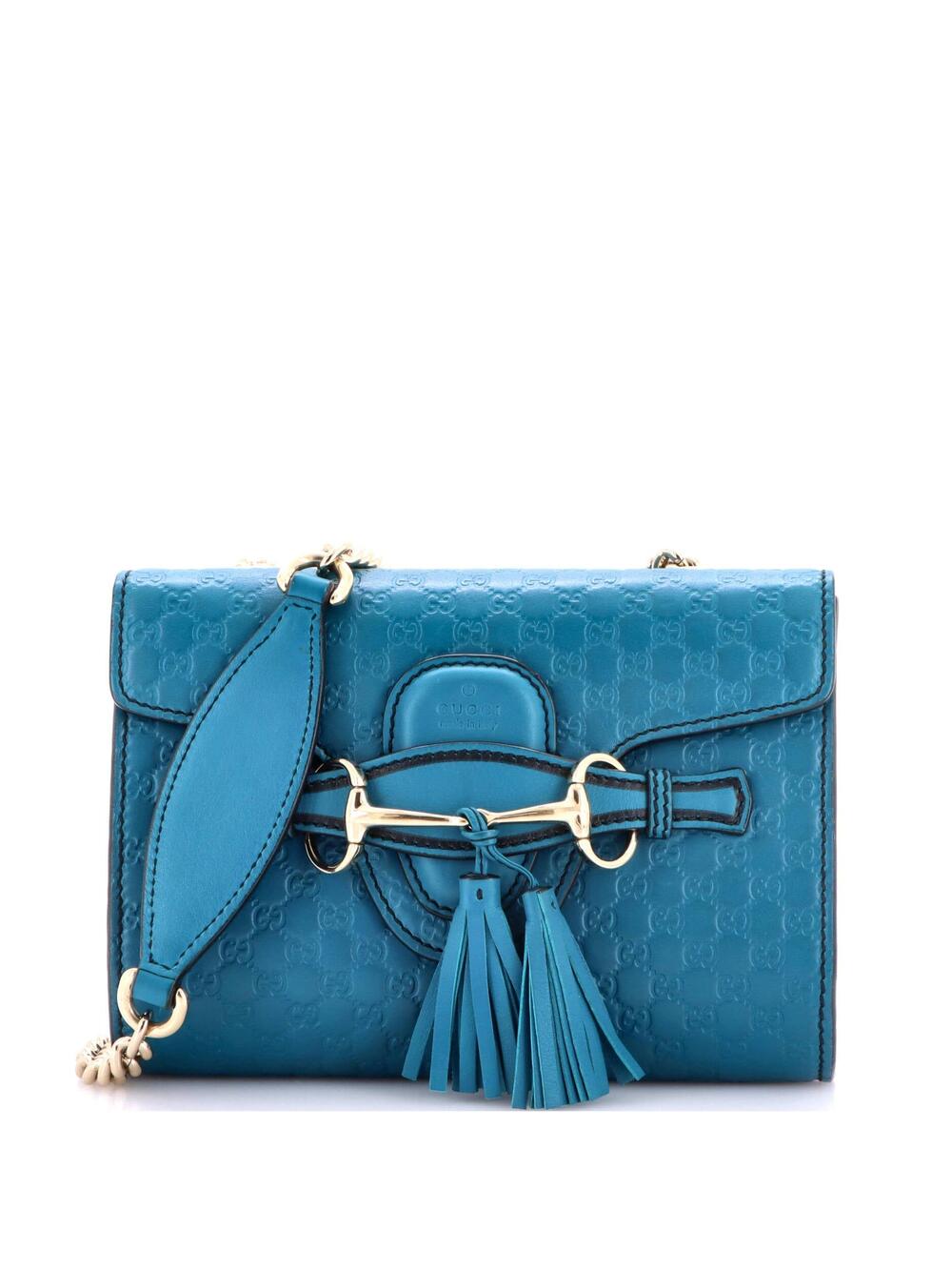 Emily Chain Flap Bag Microguccissima #349427G69B